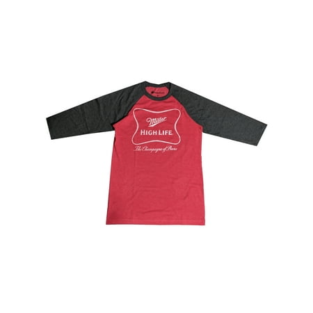 Miller Rams - Men's Miller Coors Highlife Distressed Raglan Shirt (XL) W55