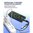thumbnail image 4 of USB C to Audio Charger Splitter(2in1)Dual Type C AUX Headphone Jack Cable Adapter for iPhone 16 15 Pro Max Compatible for Samsung S25 S24 S23 Dongle for Apple for iPad Charging Headset Car converter, 4 of 7