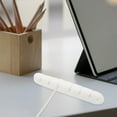thumbnail image 3 of CIMAXIC Cord Organizers Cord Keeper 2Pcs White Silicone Wire Organization, 3 of 8