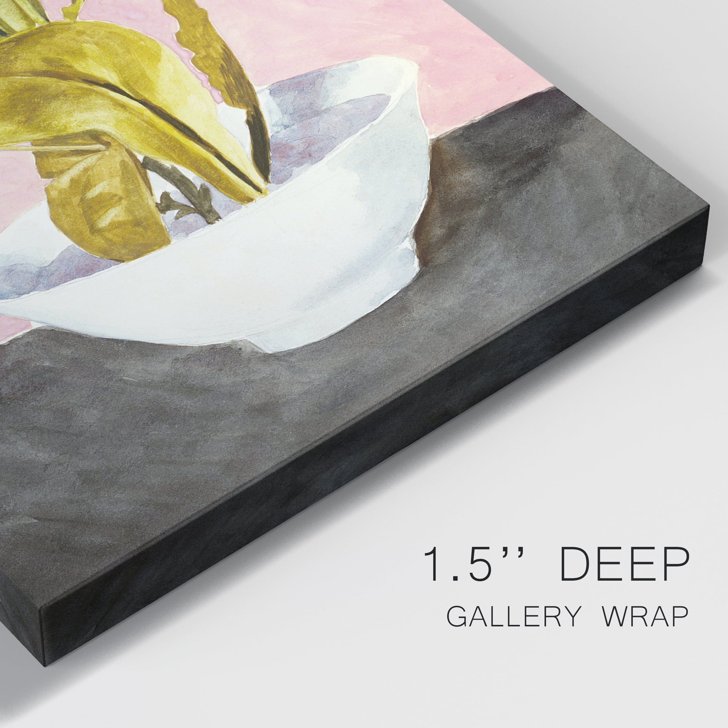 Bowl of Flowers Premium Gallery Wrapped Canvas - Ready to Hang - 12 x 18
