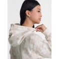 thumbnail image 4 of No Boundaries Oversized Fleece Hoodie, Women's and Women's Plus Sizes XXS-4X, 4 of 5