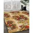 thumbnail image 3 of Ahgly Company Machine Washable Indoor Rectangle Transitional Yellow Orange Area Rugs, 7' x 9', 3 of 7