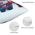 thumbnail image 4 of Rateoe Cute Gnomes in USA1 Pattern Throw Pillow Cover Premium Pillow Stuffer Sham Square for Decorative Cushion Bed Couch Sofa(Pillow insert not included), 4 of 8