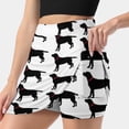 thumbnail image 3 of Black Labrador With Red Collar Women's skirt With Hide Pocket Tennis Skirt Golf Skirts Badminton Skirts Running skirts Dog Lab, 3 of 7