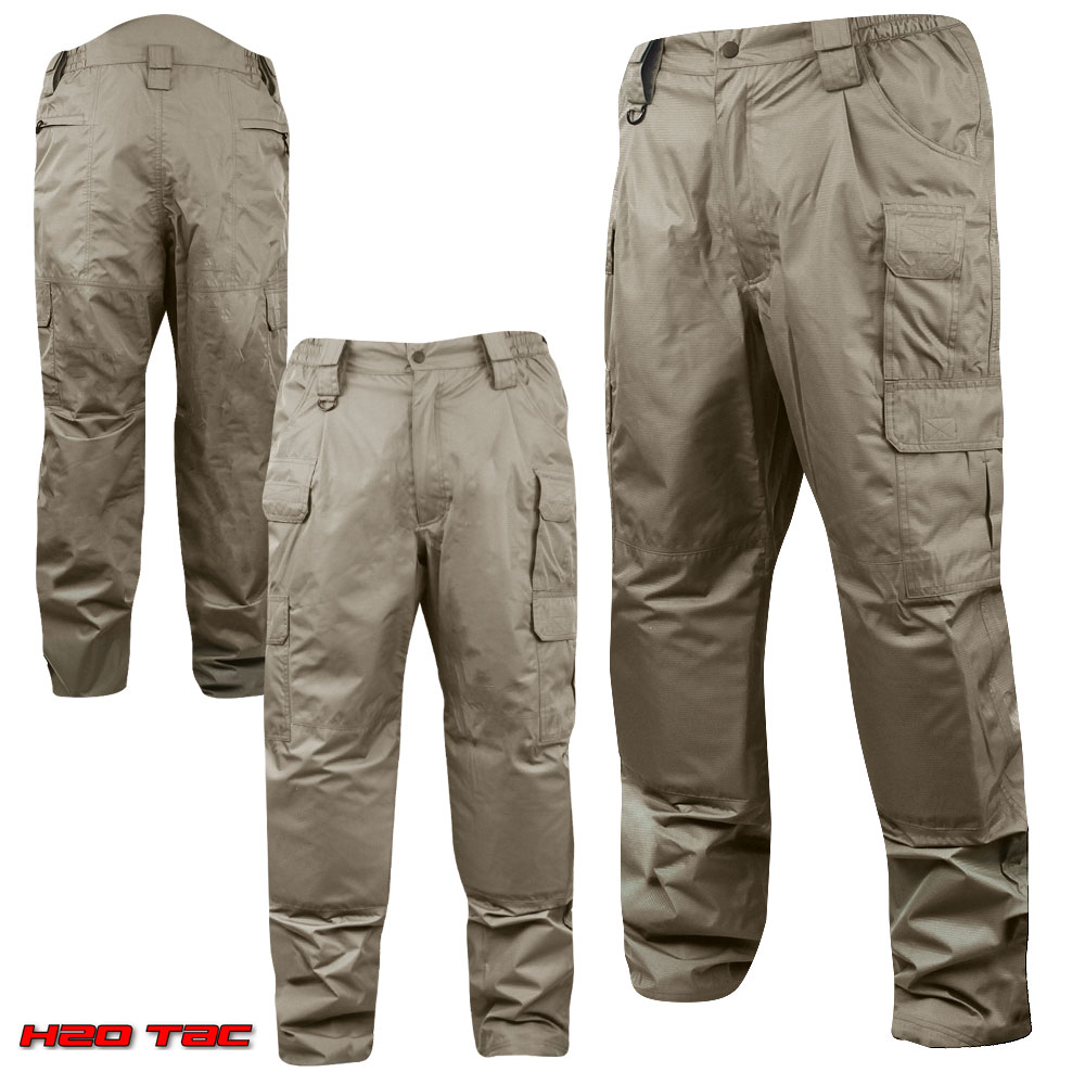 H2O TacWear Pants Waterproof/Breathable (40x32) Khaki