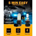 9005 9006 H10 LED Fog Light Bulbs High Power 50W 3020 SMD Bulb for Fog