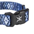 thumbnail image 3 of Hooey Nomad Dog Collar, Durable Polyester Webbing Collar with Graphic-Inspired Prints, Ombre Aztec, Large, 3 of 7