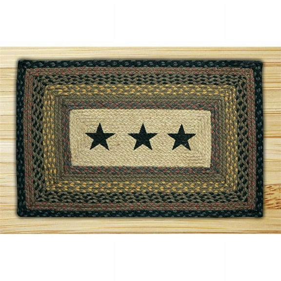 Earth Rugs 88-2745R-099S Stars Rectangle Patch