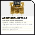 thumbnail image 5 of CAT Caterpillar D5 LGP VPAT Track Type Tractor Dozer Yellow w/Operator "High Line" Series 1/50 Diecast Model by Diecast Masters, 5 of 9