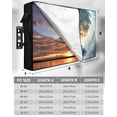 thumbnail image 7 of Outdoor TV Cover 30 to 32 Inch Weatherproof, Vintage Boho Elephants Trees Waterproof TV Screen Protector for Outside Decor with Zipper and Pocket 30"L x 19"H&nbsp; , Chocolate Brown Blue, 7 of 7