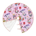 thumbnail image 3 of Salouo Christmas Unicorns Christmas Tree Skirt 48" Farmhouse Christmas Decorations Snowman Xmas Tree Skirt Tree Mat for Holiday Party Decor, 3 of 8