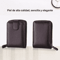 thumbnail image 5 of Tarjetero Cartera De Cuero de Moda Marron Malubero Cartera, 5 of 5