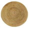 thumbnail image 1 of Handwoven Rattan Placemats,Round Wicker Table Mats, Natural Woven Placemats for Dinner Table,Heat Resistant Mats, 1 of 5