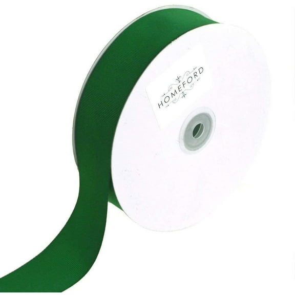 Solid Grosgrain Ribbon, 7/8-Inch, 50 Yards, Emerald Green
