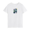 thumbnail image 1 of Camiseta de verano para mujer, camiseta elegante y ligera con cuello redondo para viajes en la calle y el trabajo S, 1 of 7
