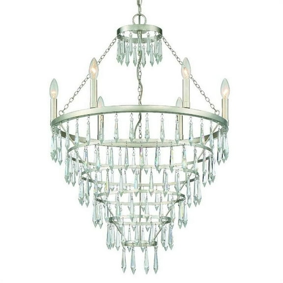 Crystorama Lighting - Six Light Chandelier - Chandelier - Lucille - 6 Light