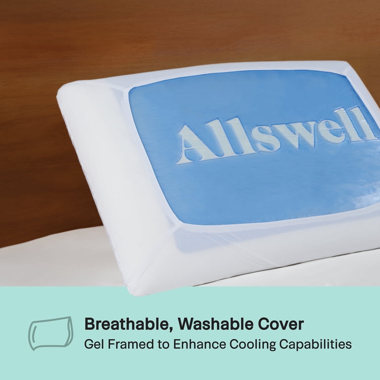 Allswell Cool Gel Memory Foam Pillow, Standard/Queen photo 8