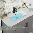 thumbnail image 5 of 36" Freestanding Bathroom Vanity with Ceramic Sink Top, Faucet, Classic Tapered legs, 5 of 8