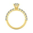 thumbnail image 4 of Certified 1.25ctw Diamond Solitaire Engagement Ring in 14k Yellow Gold (G-H, I1), 4 of 5
