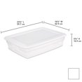 thumbnail image 4 of Sterilite 28 Qt. Storage Box Plastic, White, Set of 10, 4 of 9