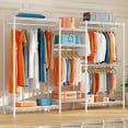 thumbnail image 6 of 725LBS Capacity Clothes Rack，Adjustable Heavy Duty Garment Racks 13.9" D x 70.6" W x 77" H, 6 of 9