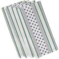 Simply Daisy 19" x 19" Comb Dot Stripe Print Napkin (Set of 4)