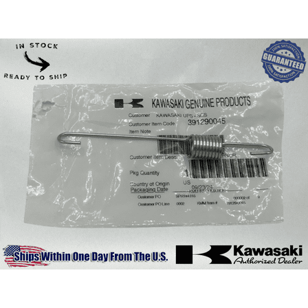Kawasaki Genuine OEM Authentic SPRING-GOVERNOR 39129-0045 1