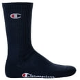 thumbnail image 6 of Champion Unisex Socks, 3 Pairs - Crew Socks Basic Blue/White/Grey Eu 39-42 (Uk 6-8), 6 of 7