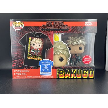 Funko POP! and Tee My Hero Academia Katsuki Bakugo [Metallic] with Size 2XL T-Shirt Collectors Box Exclusive