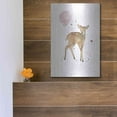 thumbnail image 5 of Luxe Metal Art 'Festive Fawn Pink Balloon' by Katrina Pete, Metal Wall Art, 12"x16", 5 of 9