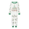 thumbnail image 2 of Elippeo Christmas Pajamas for Family Long Sleeve Tops + String Lights Print Pants Set Sleepwear, 2 of 10