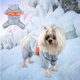 thumbnail image 4 of Methold Mono para perros, ropa para perros, ropa para cachorros, abrigo, chaqueta con arnés, resistencia al desgaste, impermeable, calentador artesanal Ropa para mascotas Azul-gris/L Methold PT004239-03, 4 of 6