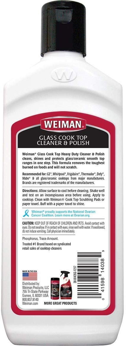 weiman glass cook top cleaner walmart