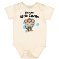 thumbnail image 3 of Inktastic I'm the Little Cousin-monkey-blu Boys Baby Bodysuit, 3 of 5