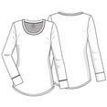 thumbnail image 7 of HeartSoul Women's UnderScrubs Knit Tee HS672, 7 of 7