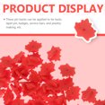 thumbnail image 2 of MasteelfCA 100 Pcs Maple Leaf Shaped Pin Backs Pin Keepers Replacement Brooch Clasps, 2 of 7