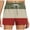 Red A, variant on Zpanxa Womens High Waisted Printed Summer Shorts Non Stretch Fashion Casual Elastic Waist Lounge Pockets Comfortable
