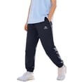 thumbnail image 5 of DJDLJWCJ Boys Athletic Sweatpants Quick Dry Mesh Loose Fit Sports Joggers Pants Elastic Waist Side Pocket Baggy Panst Navy Size 4T, 5 of 8