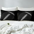 thumbnail image 4 of Erosebridal Rugby Football Bed Sheets Set Full Size, Sports Player Bed Sheets Full, Teenager Adult Sheet Set Full, Lightweight Room Decorative, 4pcs, 4 of 6