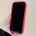 thumbnail image 5 of Compatible with iPhone Case,Cute Matte Liquid Silicone [ Drop & Camera Protection][Compatible with Wireless Charging] Shockproof Cover Phone Case (Pink,iPhone 14 Pro), 5 of 8