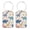 Multi2, variant on RATGON 2 Pack Luggage tag PU Leather with Stainless Steel Loop Blue Green Dinosaur Travel Trip