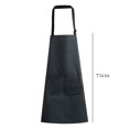 thumbnail image 3 of Delantal babero impermeable a prueba de aceite adultos babero delantal para cocinar hornear (negro) Ehuebsd Cuidado Belleza, 3 of 7
