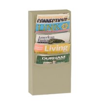 Durham Mfg Magazine Display,5 Compartments 403-75