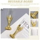 thumbnail image 2 of 12 cajas decorativas con forma de copa de vino para dulces, ideal para bodas., 2 of 5