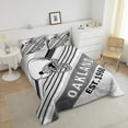 thumbnail image 4 of Erosebridal Sport Football Comforter Sets,Stripes Comforters & Duvets,Room Decorative (Oakland),Reversible,Breathable,2pcs, 4 of 7
