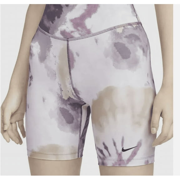 Nike Women's Mid-Rise 7" Tie-Dye Training Shorts DV0053-565 Sz XS