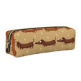 thumbnail image 1 of Easygdp Dachshund Dog Puppy para Estuche de Lápices de Cuero, Estuche de Papelería de Cuero, Estuche de Gran Capacidad con Cremallera, 1 of 7