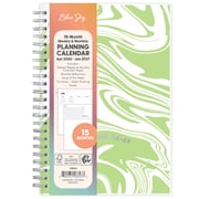 Blue Sky Gen Z Monthly Weekly Planner, 5" x 8", Slime 15-Month (April 2026 - June 2027)