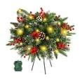 thumbnail image 2 of Christmas Glowing Christmas Tree Christmas Planter Filler Planter Christmas Holiday Planter Filler Outdoor Decorations Lighted Faux Xmas Trees With Tripod Stake Practical, 2 of 7