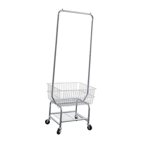 Ropa de ropa enrollable Rack de ropa de metal Ropa de ropa pesada Ajustable para exhibición Almacenamiento de almacenamiento de dormitorio Armario Sin dobladillo